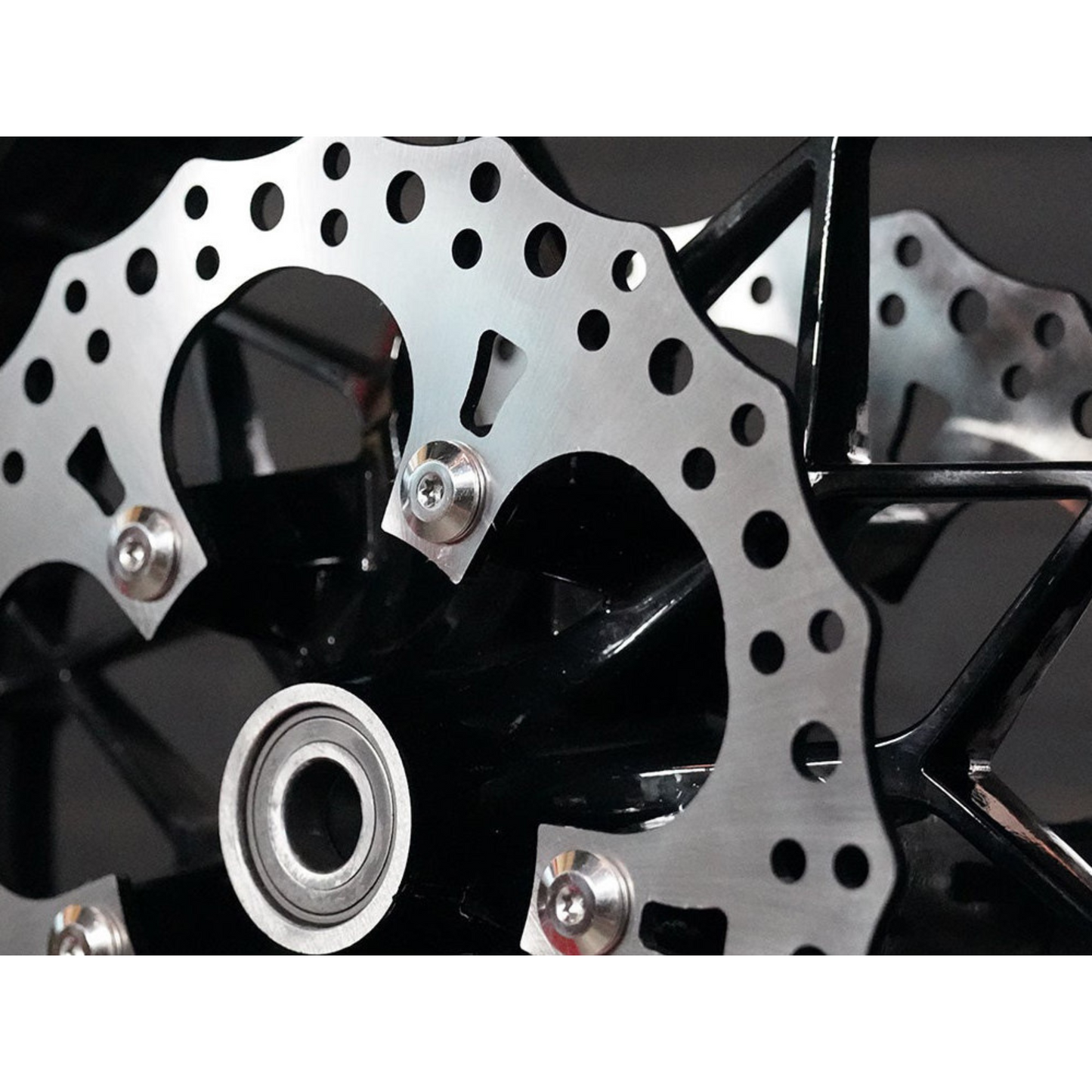Arlen Ness - Forged Floating Brake Rotor Hardware – Stainless. Fits Touring '14-'24 with Spoke Mounted Discs.