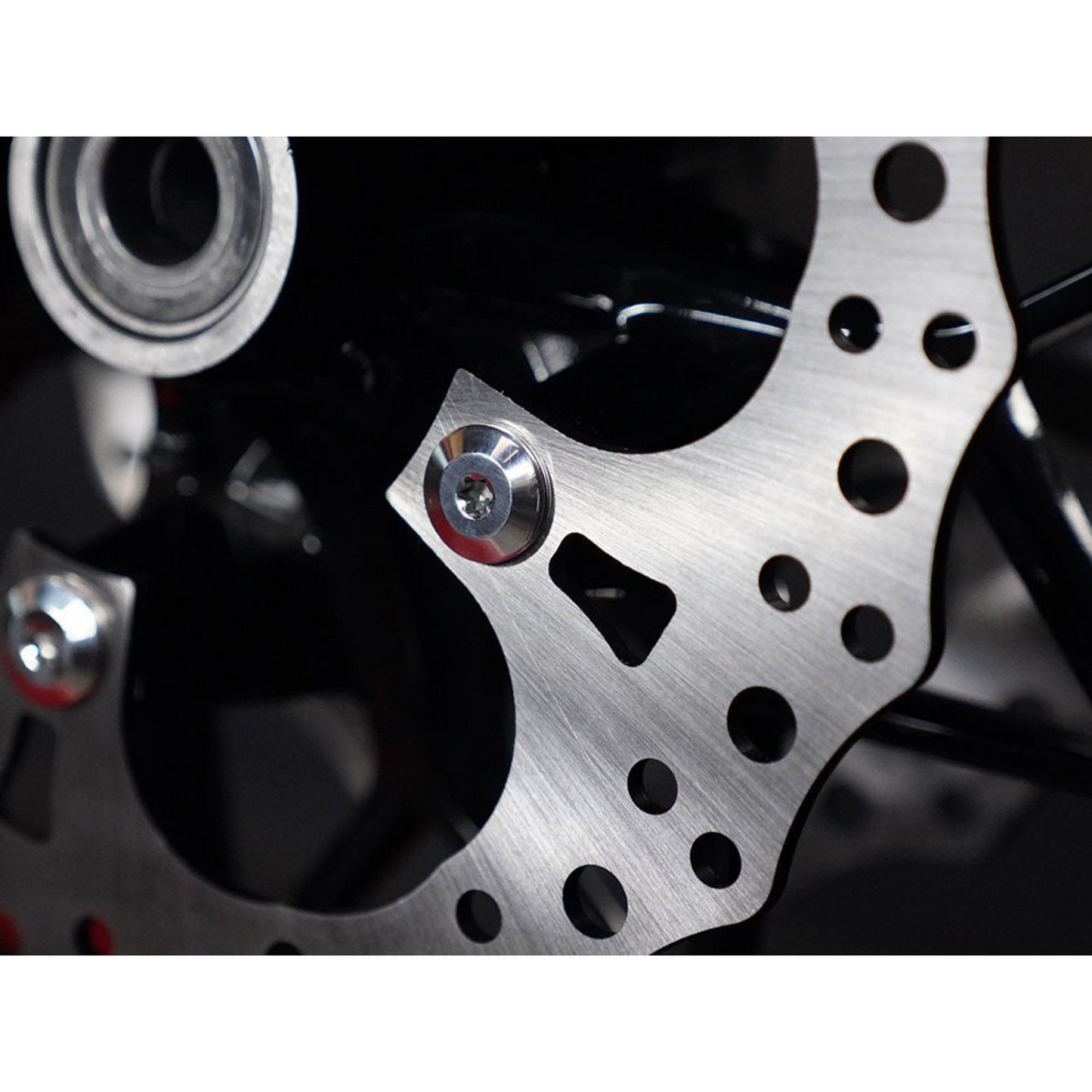 Arlen Ness - Forged Floating Brake Rotor Hardware – Stainless. Fits Touring '14-'24 with Spoke Mounted Discs.