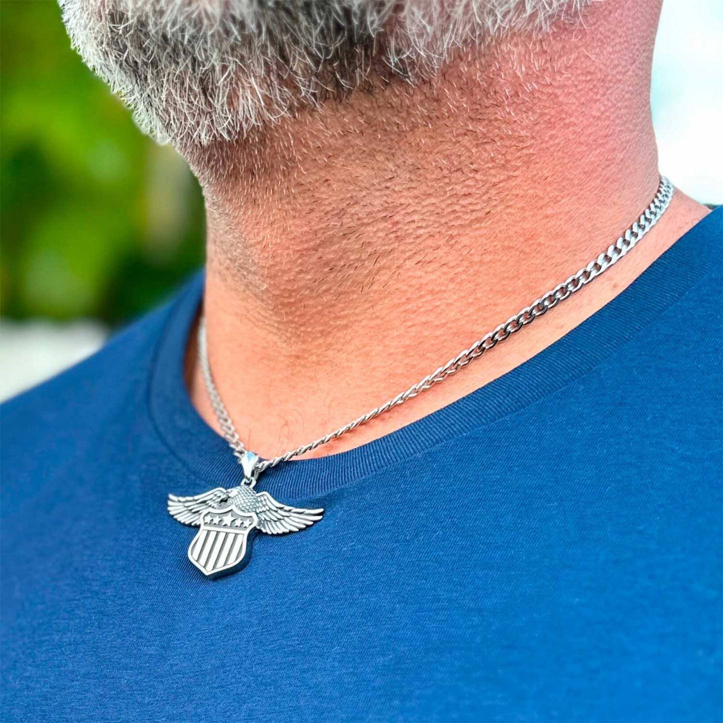 Freedom Wings Necklace - 22"