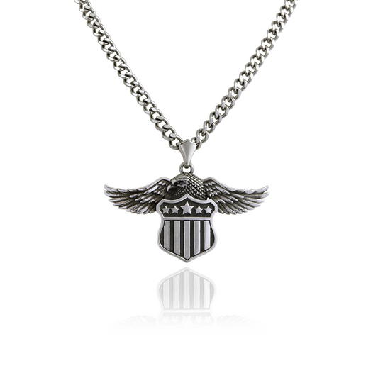 Freedom Wings Necklace - 22"