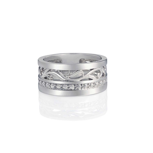 Twist & Flow Ring - Silver