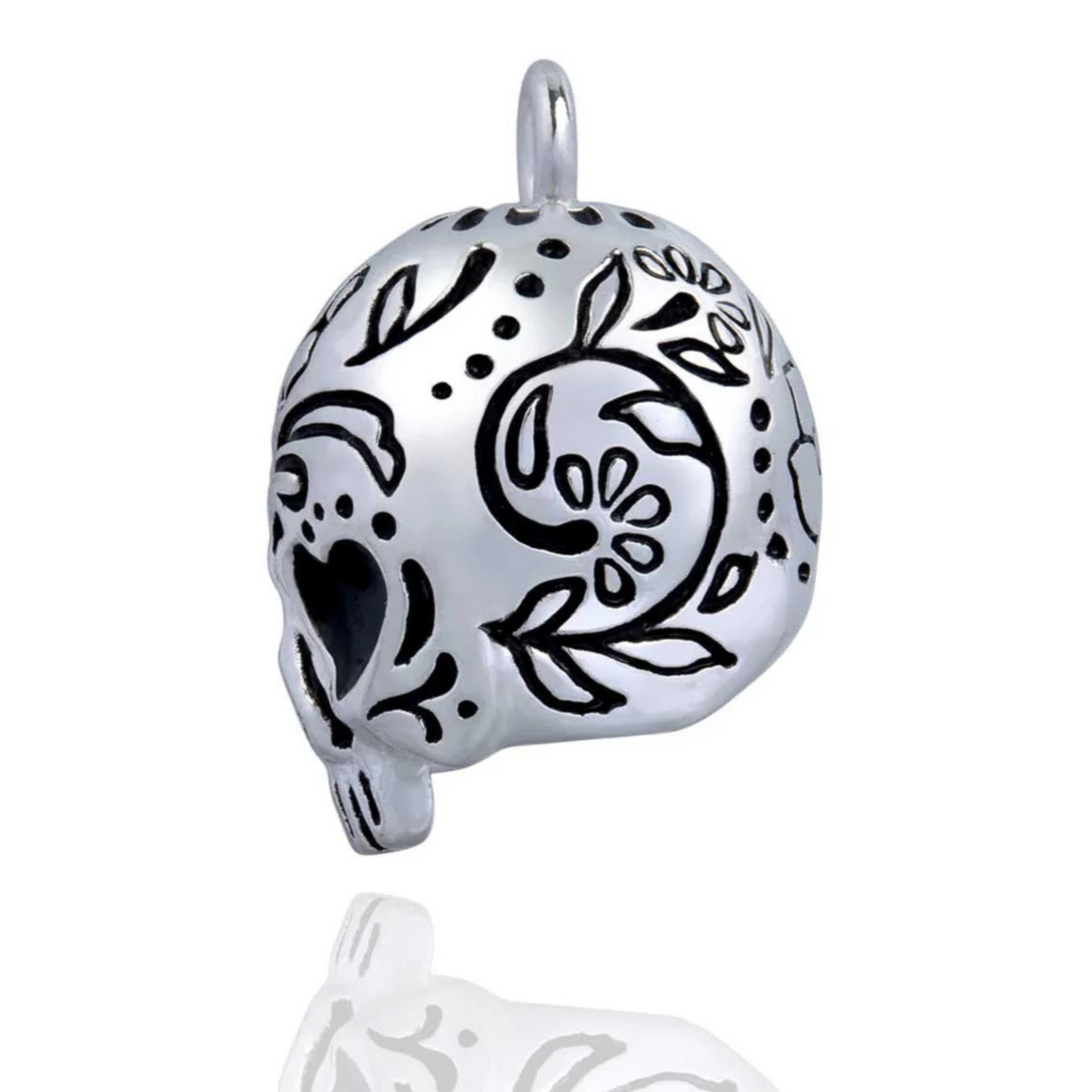Candy Heart Eyes Skull Ride Bell