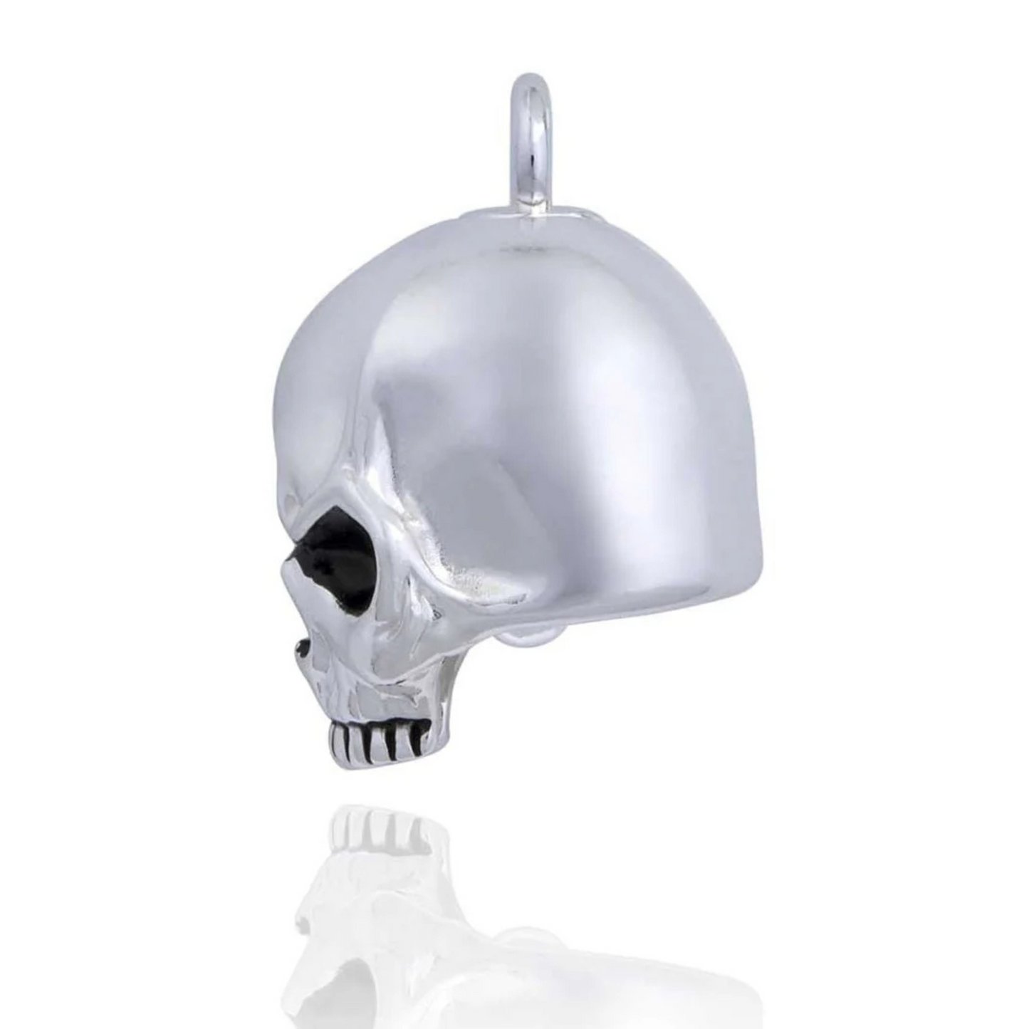Silver Underwood Skull Ride Bell