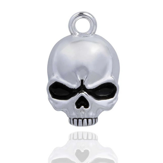 Silver Underwood Skull Ride Bell