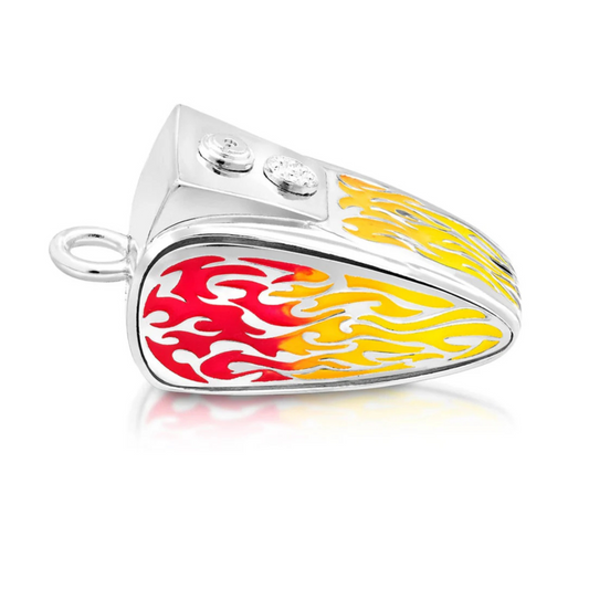 Red Flame Tank Ride Bell