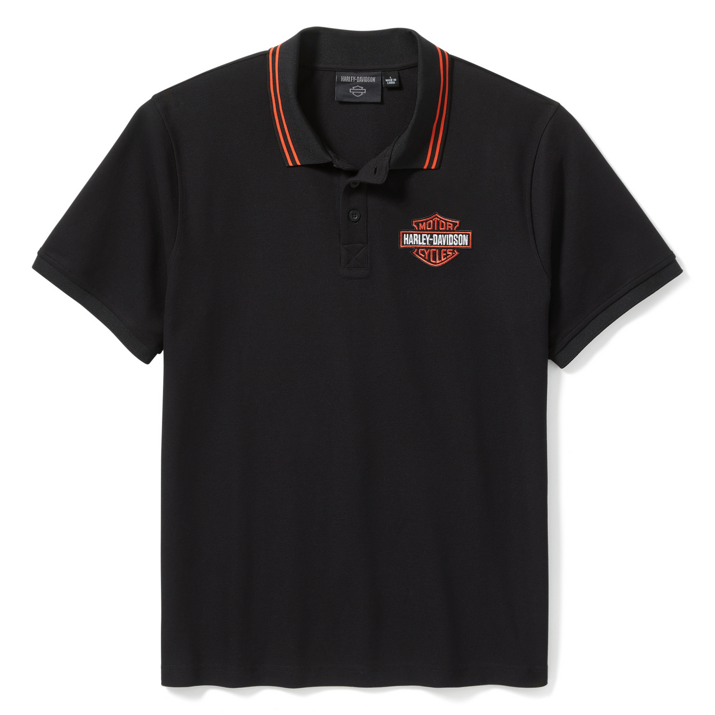 Harley-Davidson® Men's Bar & Shield Pique Polo