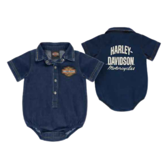 Harley-Davidson® Girls' Light Weight Denim Creeper