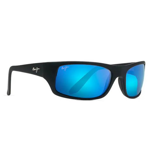 Maui Jim - Peahi Polarised Sunglasses - Matte Black