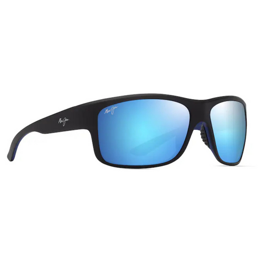 Maui Jim - Southern Cross Polarised Sunglasses - 
Matte Black & Blue
