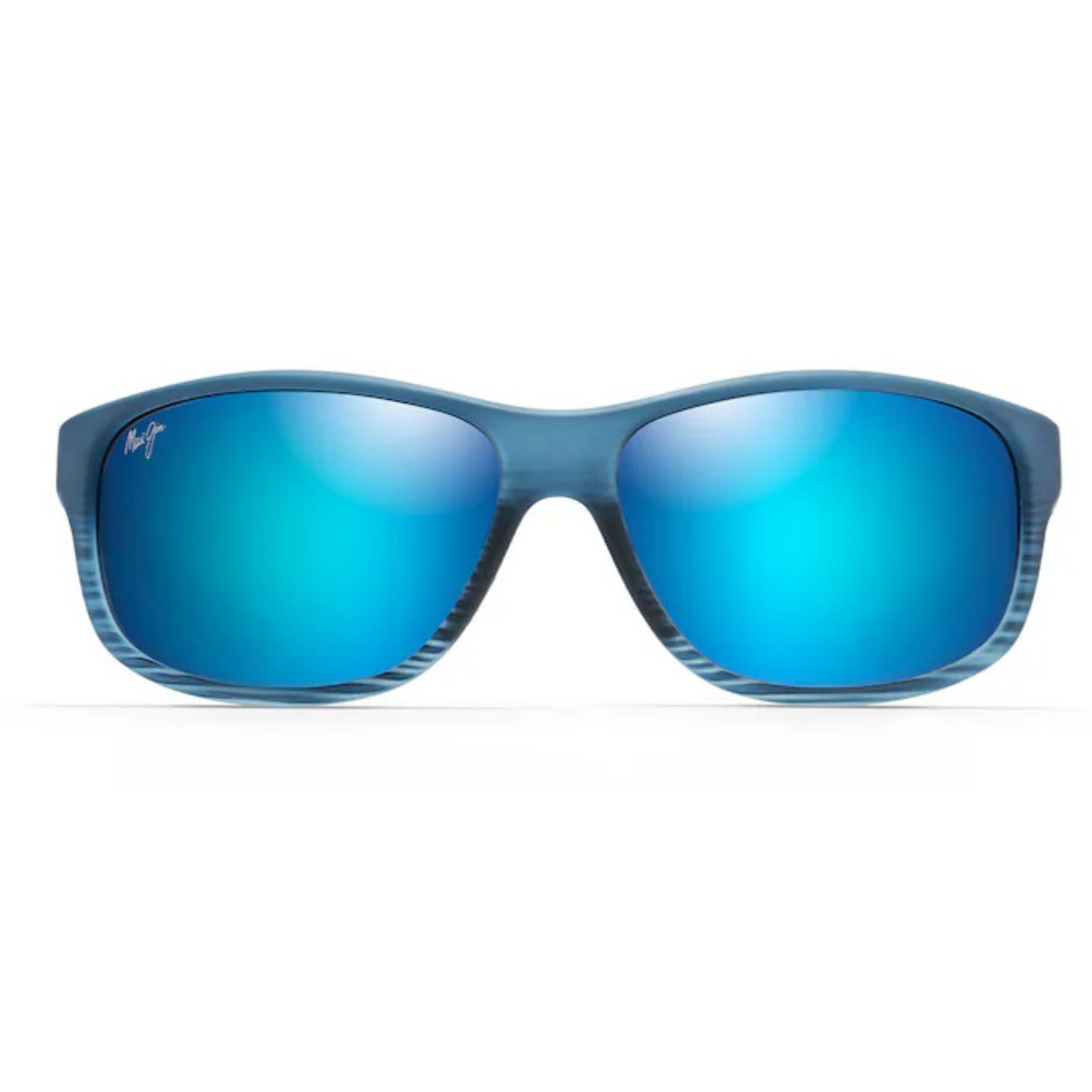 Maui Jim - Kaiwi Channel Polarised Sunglasses - Blue Black Stripe