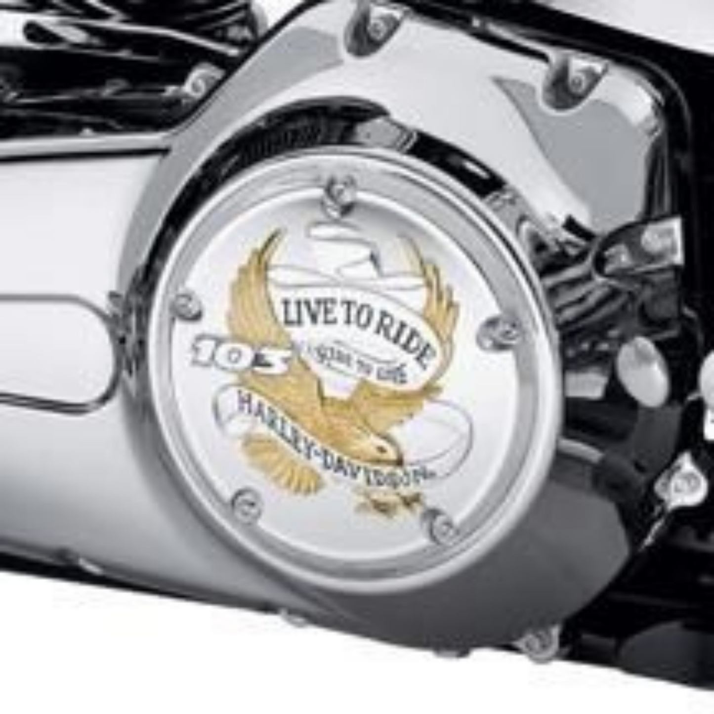 Harley-Davidson® Live To Ride Derby Cover - 103ci