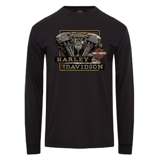 Gasoline Alley Harley-Davidson® Long Sleeve Dealer Tee - Sideswipe
