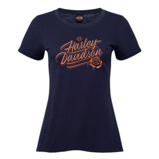 Gasoline Alley Harley-Davidson® Women's Dealer Tee - Rosebud