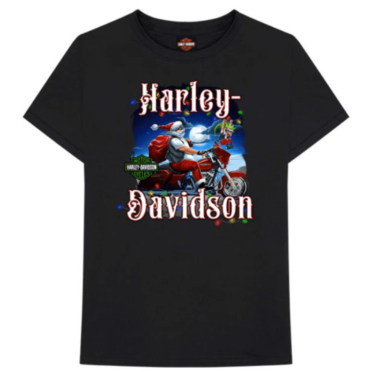 Gasoline Alley Harley-Davidson® Christmas Dealer Tee - Joy Ride