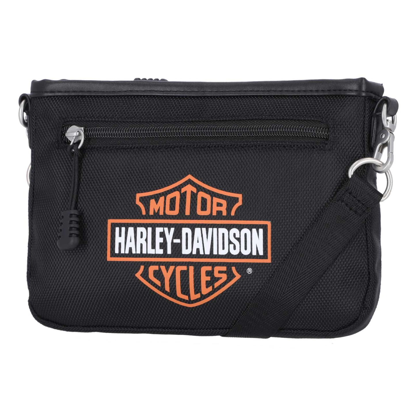 Harley-Davidson® Women's Bar & Shield Logo Convertible Crossbody - Black