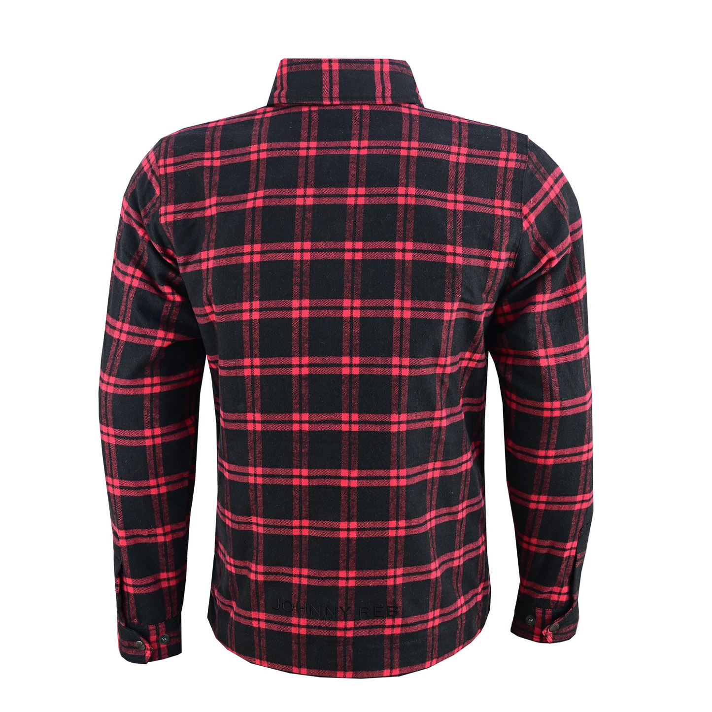 Johnny Reb - Men's Bottlebrush Protective Shirt - Black & Red