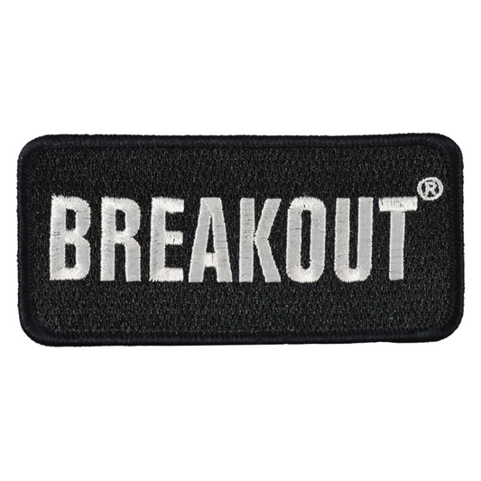 Harley-Davidson® 4 in. Embroidered Breakout Sew-On Patch - Black & White