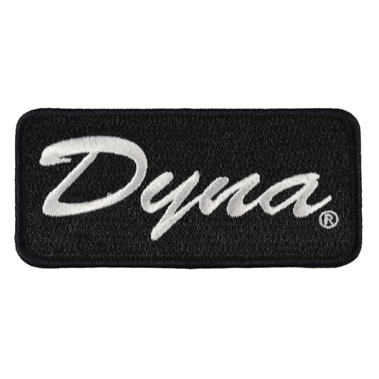 Harley-Davidson® 4 in. Embroidered Dyna Sew-On Patch - Black & White