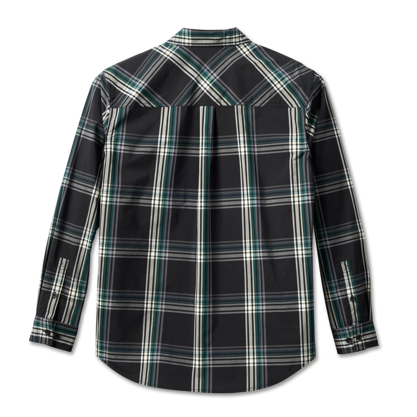Harley-Davidson® Men's Classic Bar & Shield Plaid Shirt - Black Plaid