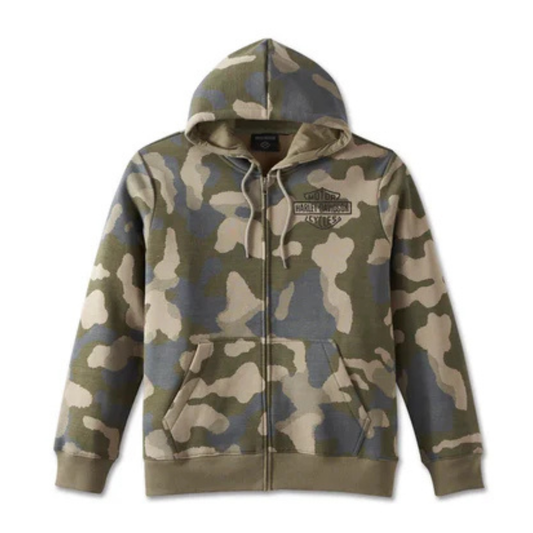 Harley-Davidson® Men's Street Surplus Zip-Up Hoodie