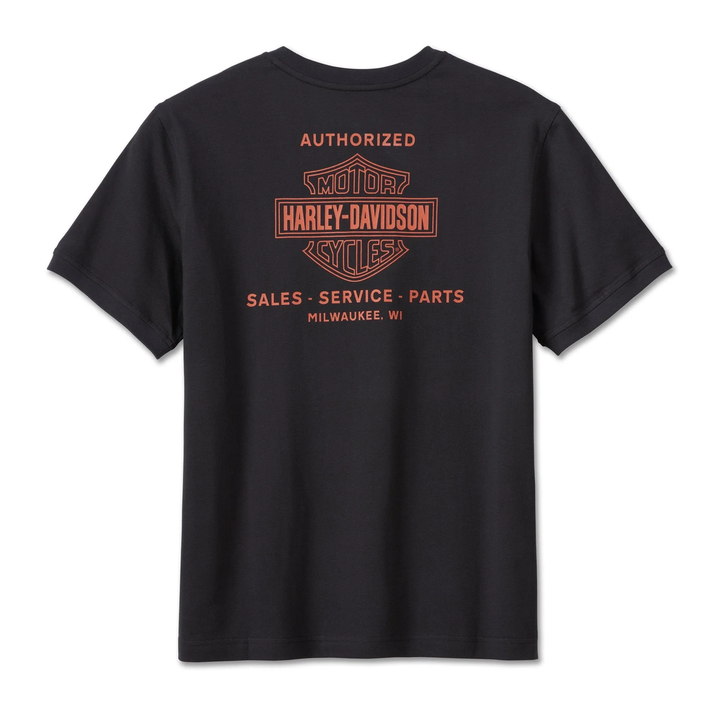 Harley-Davidson® Men's Combustion Henley T-Shirt- Black Beauty