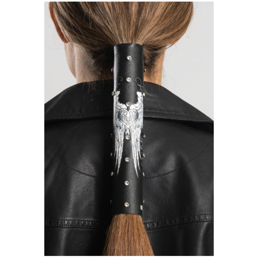 Hair Glove® 8" Sacred Love w/Gems Ponytail Hair Wrap