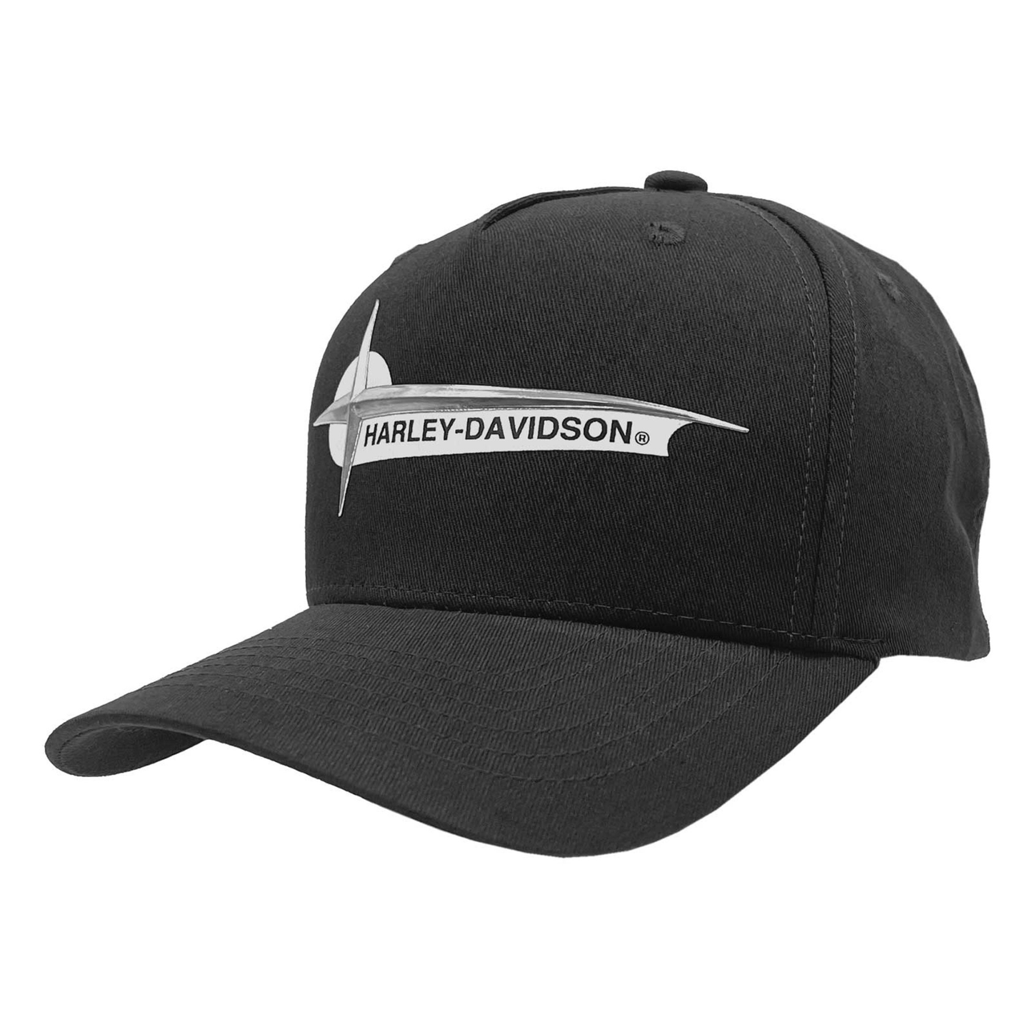 Gasoline Alley Harley-Davidson® Men's Chrome Tank Adjustable Snapback Baseball Cap - Gray