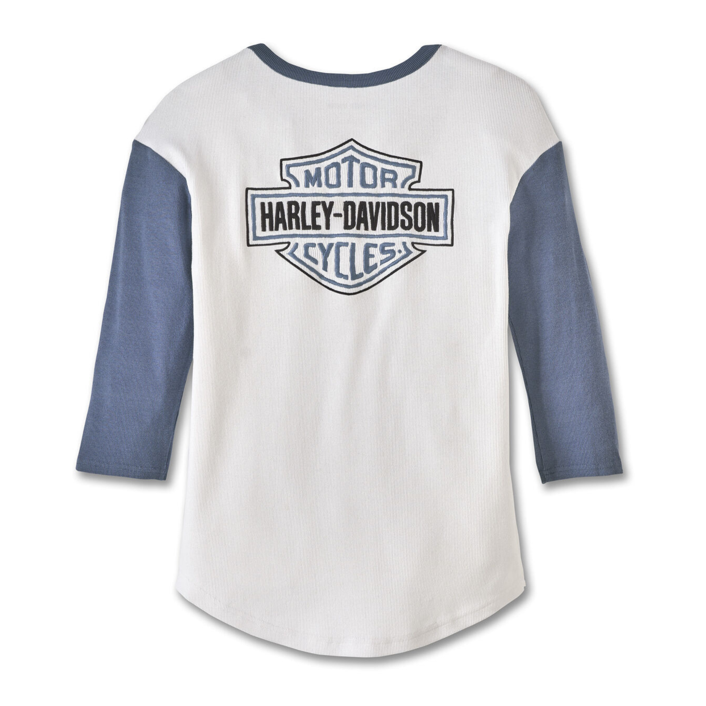 Harley-Davidson® Women's Pride Contrast Henley - Bright White
