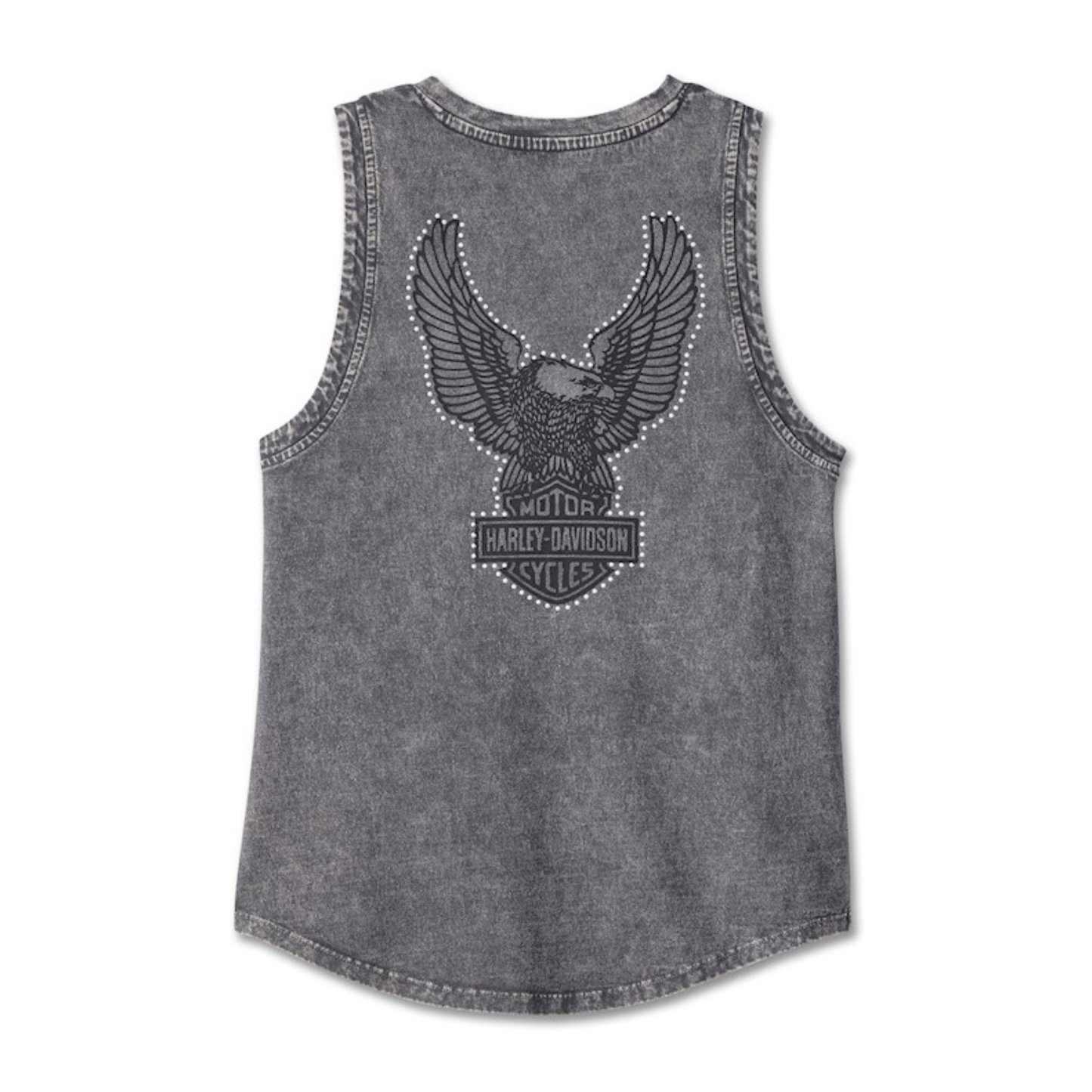 Harley-Davidson® Women's Throttle Lace-Up Tank - Black Beauty