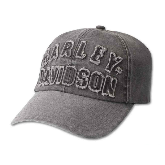 Harley-Davidson® Men's Staple Stretch Fit Baseball Cap - Black