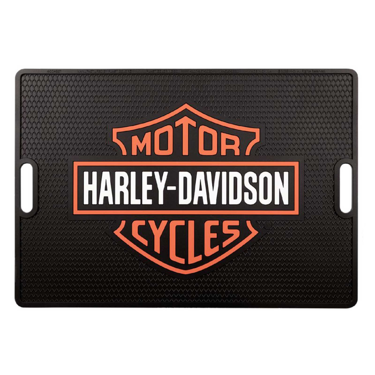Harley-Davidson® Bar & Shield Logo Action Utility Work Mat - Black Rubber