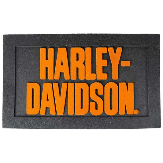 Harley-Davidson® Entry Mat - Black & Orange
