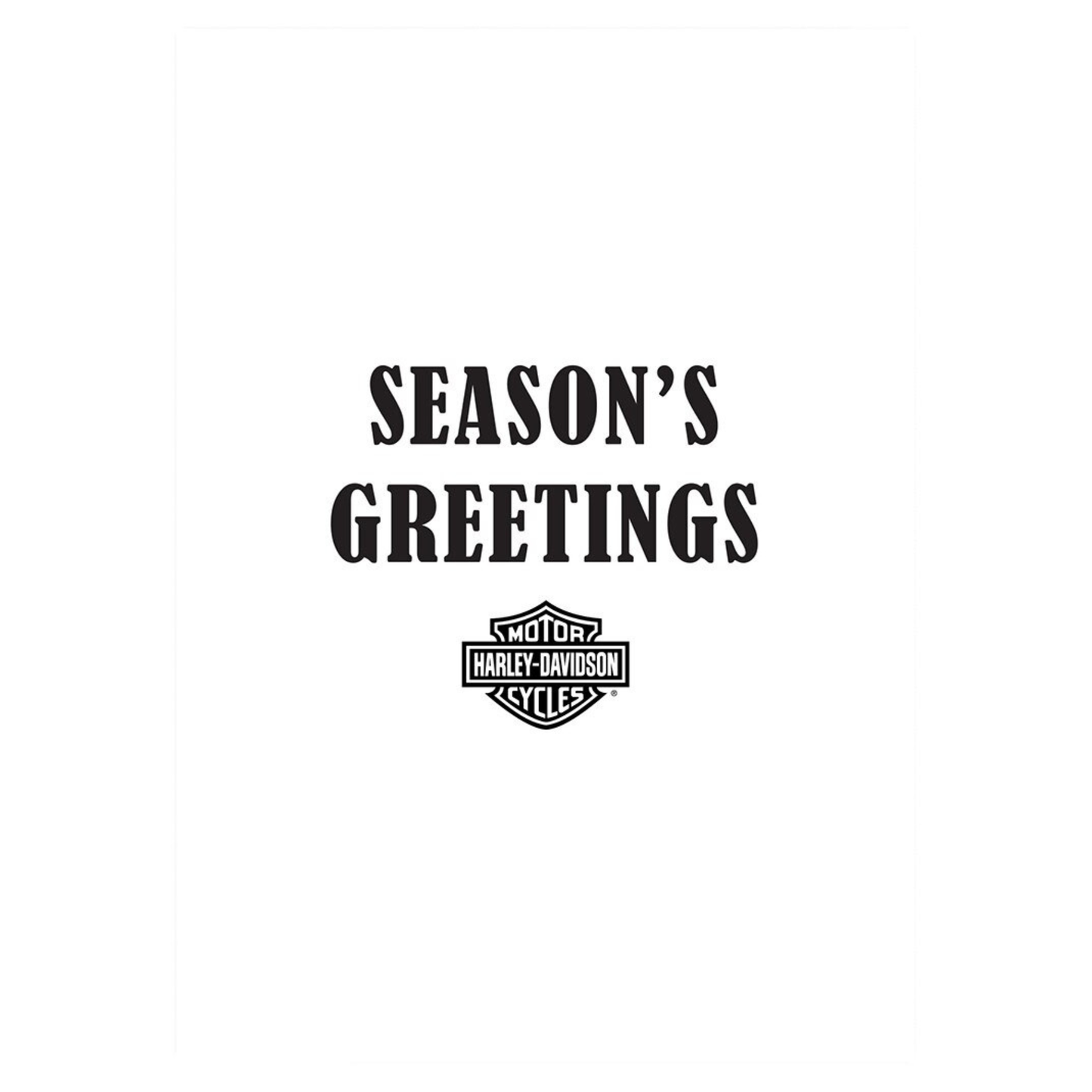 Harley-Davidson® Santa's New Toy Greeting Card