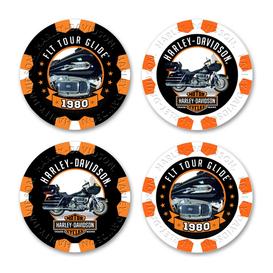 Harley-Davidson® Vintage Series 17 - 1980 FLT Tour Glide Collectible Poker Chips