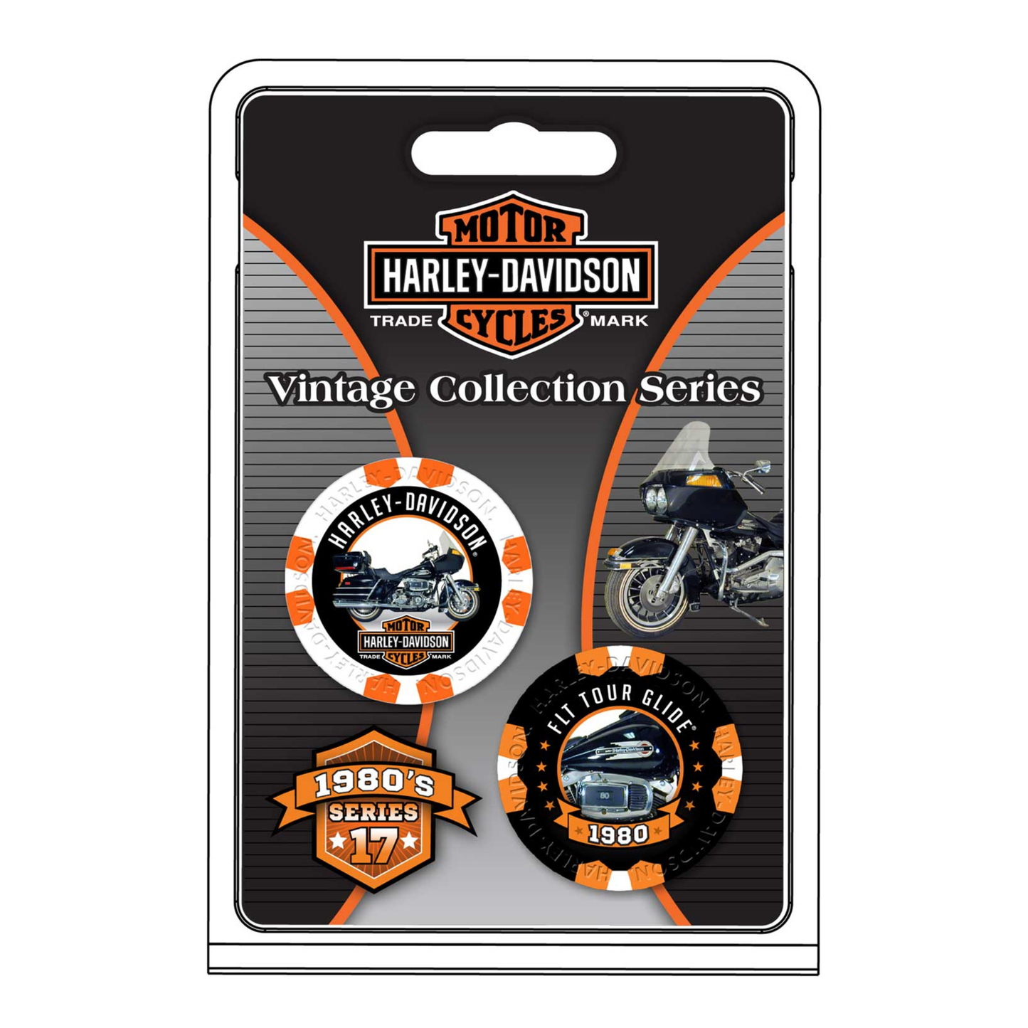 Harley-Davidson® Vintage Series 17 - 1980 FLT Tour Glide Collectible Poker Chips