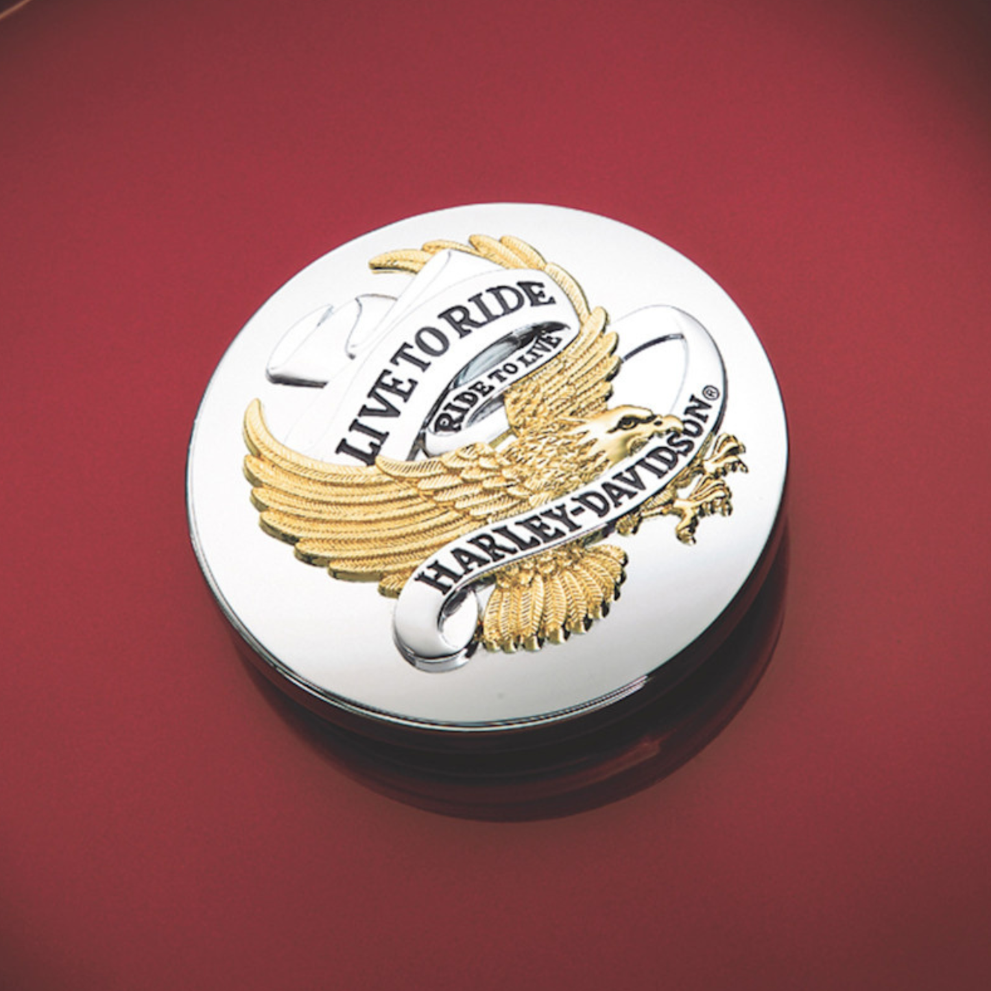 Harley-Davidson® Live To Ride Fuel Cap Medallion