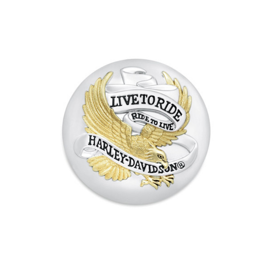 Harley-Davidson® Live To Ride Fuel Cap Medallion