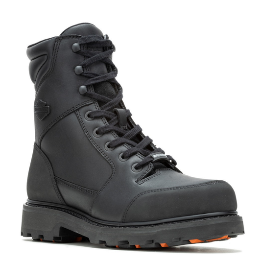 Harley-Davidson® Men's Brockman Black Motorcycle Boots - Black