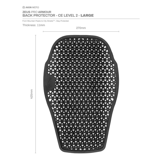 Akin Moto - Zeus Pro Level 2 Back Protector