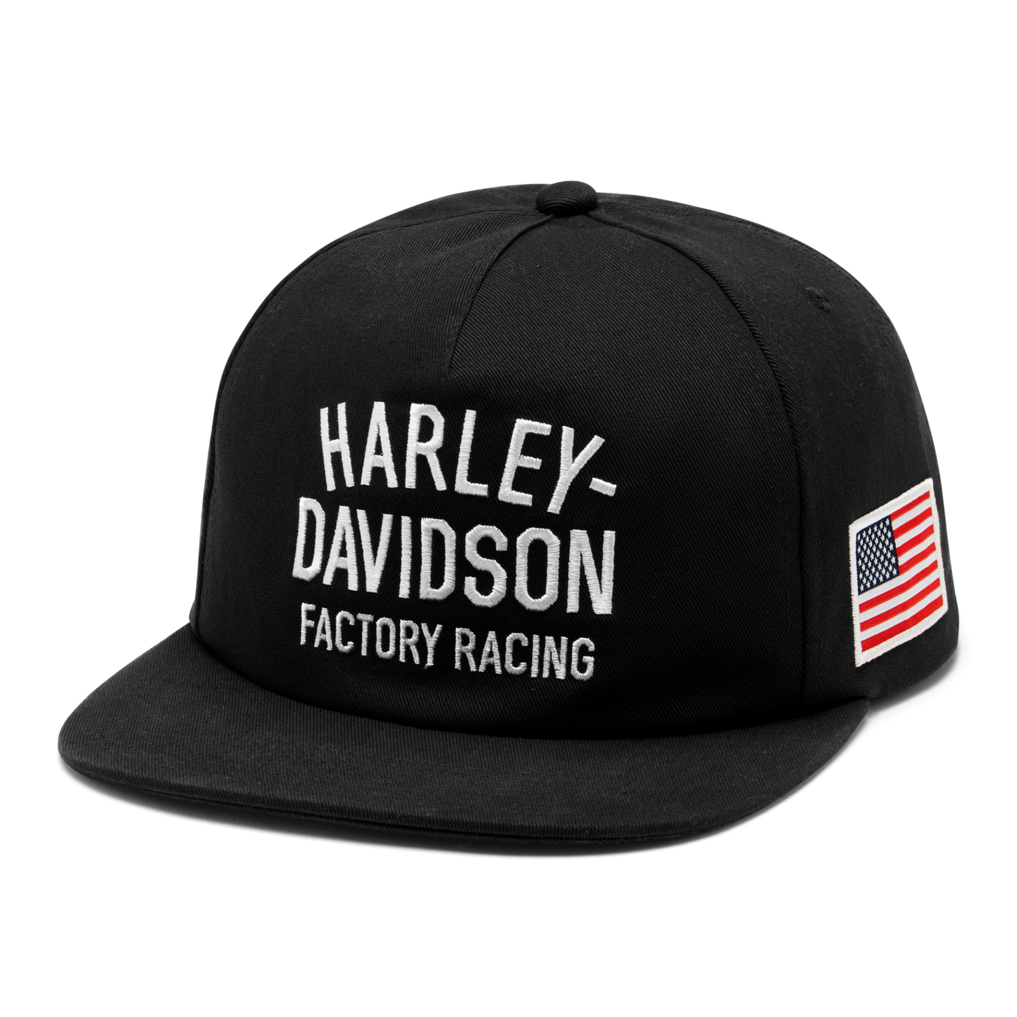 Harley-Davidson® Factory Racing Twill Baseball Cap - Harley Black