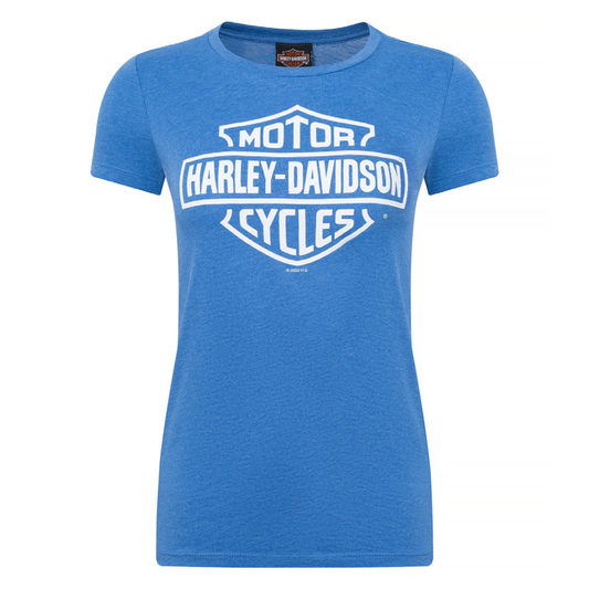 Gasoline Alley Harley-Davidson® Women's Dealer Tee - Blue Reign