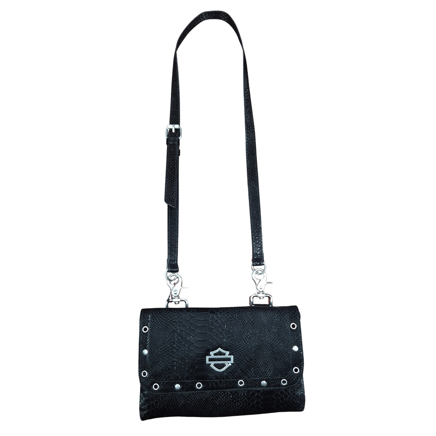 Harley-Davidson® Women's Snake Crossbody Bag - Black