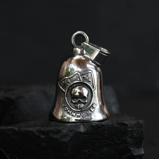 Johnny Reb - Skull Ride Bell - Silver