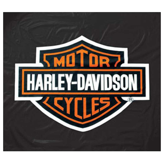 Harley-Davidson® 8ft Black Vinyl Pool Table Cover