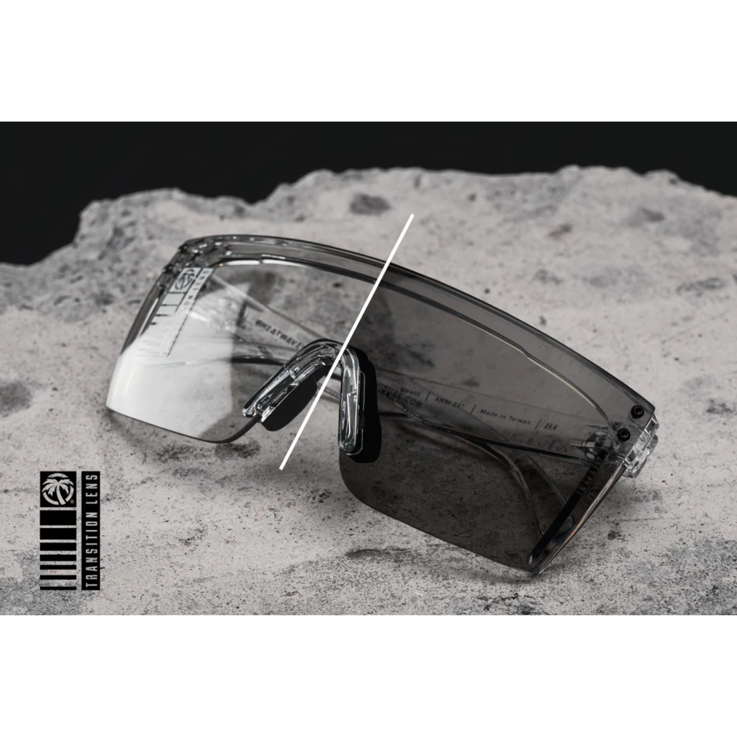 Heat Wave Visual - Lazer Face - Clear Frame - Photochromic Lens