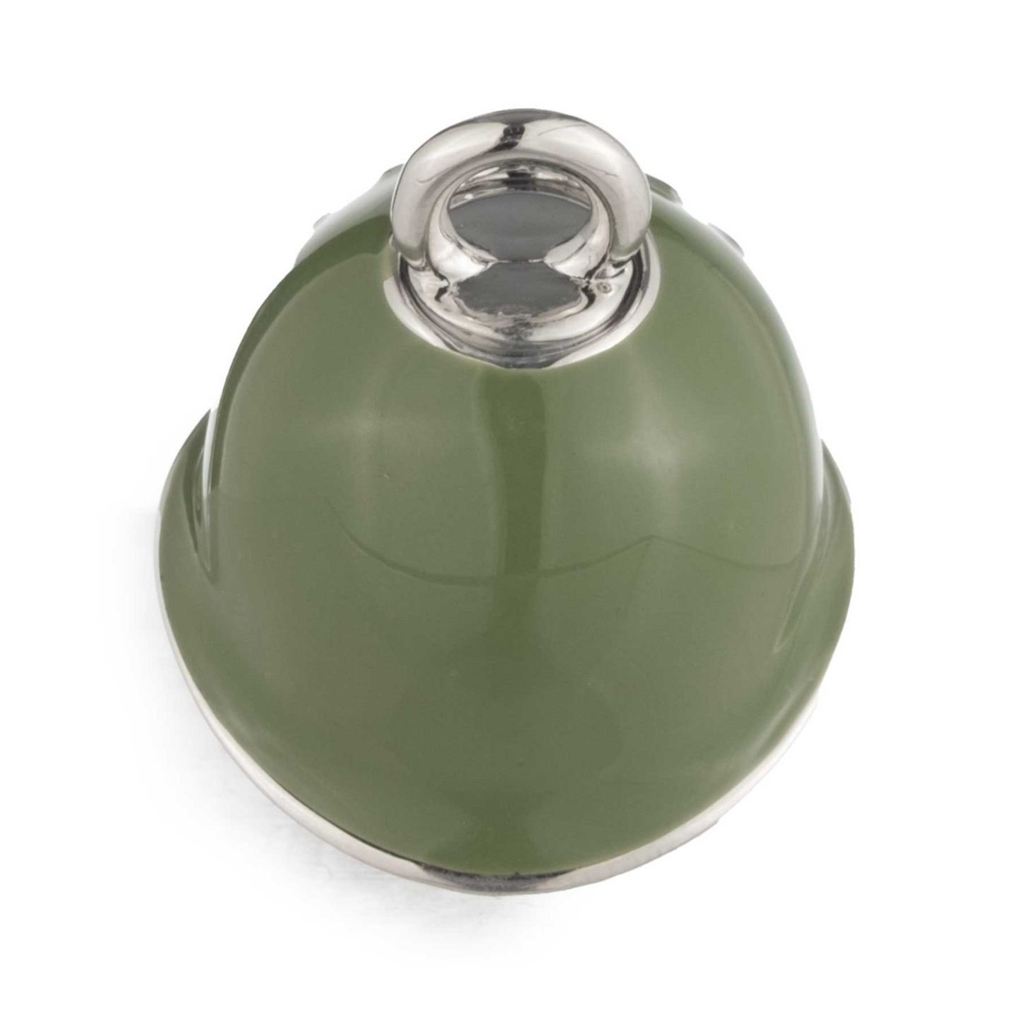 Harley-Davidson® Military Style Bar & Shield Helmet Skull Ride Bell - Silver/Green