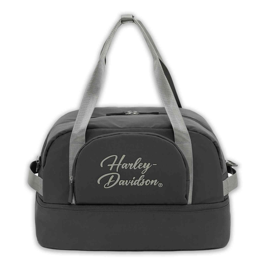 Harley-Davidson® Women's Black Opal II Over-Under Weekender Duffel Bag - Asphalt