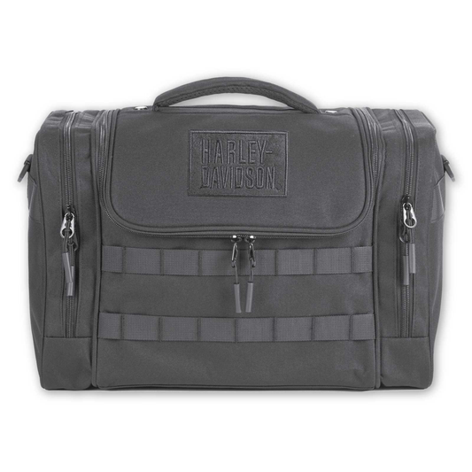 Harley-Davidson® Rugged High-Density Polyester Rebel Hop Along Duffel - Black