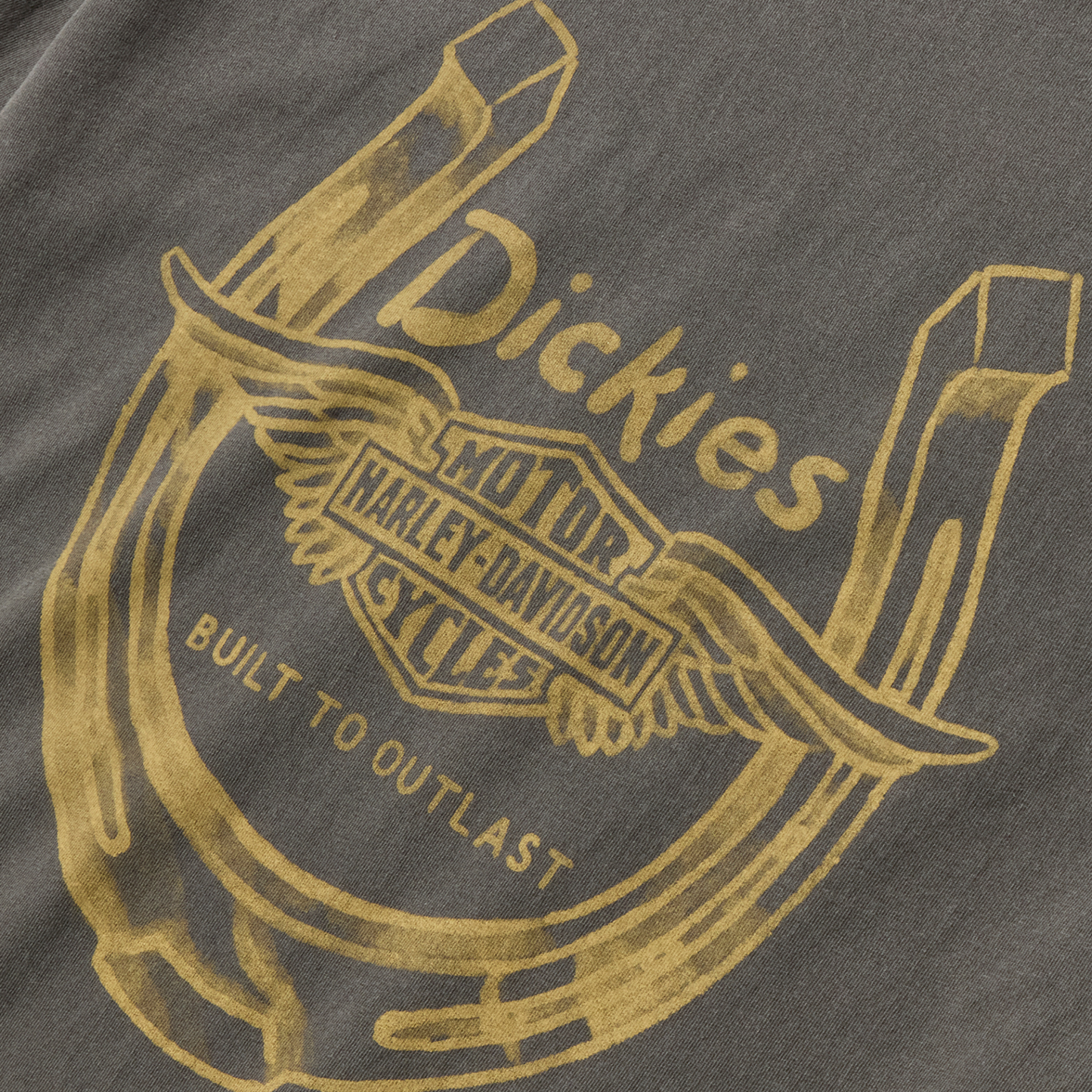 Harley-Davidson® Men's Dickies® x H-D® Winged Horseshoe Long Sleeve Tee