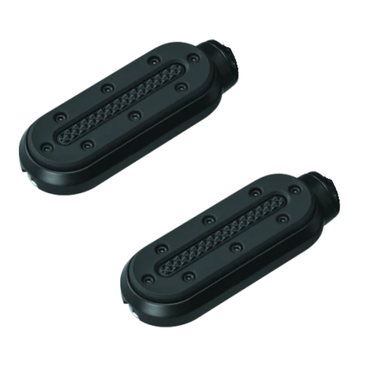 Kuryakyn - Heavy Industry Footpegs With H-D Male Mount – Black